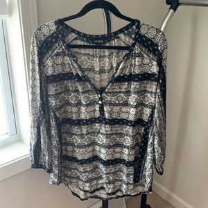 Women’s three quarter sleeve blouse